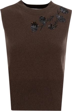 Ermanno Scervino Mujer, Jerseys, Marrón, Talla: S