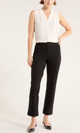 Nordstrom Rack V-Neck Sleeveless Woven Shell Top in Ivory Tofu at Nordstrom Rack, Size X-Large