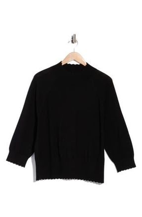 L.k. Bennett Betty Merino Wool Sweater in Bla-Black at Nordstrom Rack, Size Xx-Large