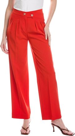 Kenneth Cole High Rise Wide Leg Pleated Pant