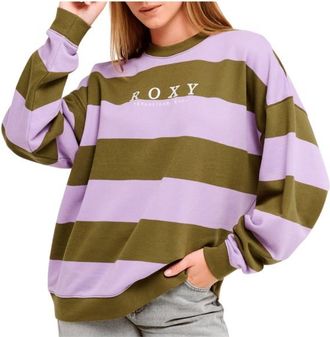 Roxy Strictly Stripes Oversized Pullover f&uuml;r Damen | bunt