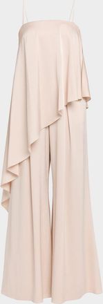 Emanuel Ungaro Jade Draped Wide-Leg Jumpsuit