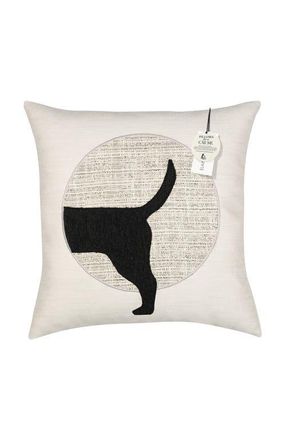 Elaine Smith Unconditional Woof (Tail) Handmade Terry Indoor/Outdoor Pillow - SUPPORTS PETS at Nordstrom, Size 20X20