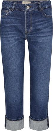 Mos Mosh Broek - Dames - Cropped Jeans - Blauw - W32 - Jeans