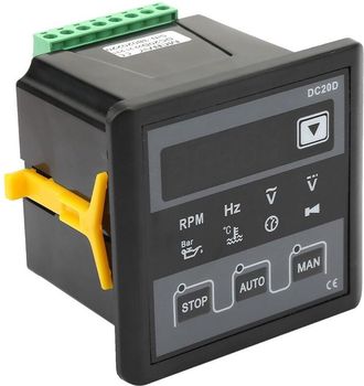 OEM M&oacute;dulo De Control Del Generador, Panel De Control Del Generador Dc20d Con Pantalla De Alarma De Protecci&oacute;n De Arranque Y Parada Autom&aacute;ticos Para Gener