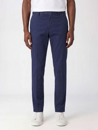 Incotex Pantaloni chino slim fit in cotone stretch con chiusura decentrata