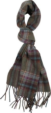 Polo Ralph Lauren Classic Plaid Fringed Wool Scarf