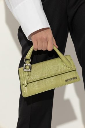 Jacquemus Le Chiquito Long Boucle Handbag, Womens, Green