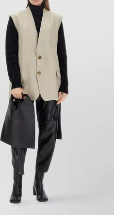 Maison Margiela oversized single-breasted vest