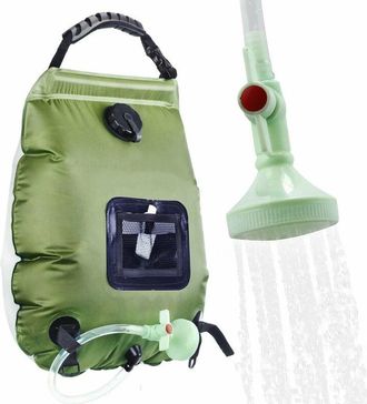 OEM [mai Usato]borsa Doccia Con Raccolta Di Energia Solare, Borsa Doccia Portatile, Borsa Doccia Da Campeggio, Borsa Per Acqua Da Bagno Da 20 L