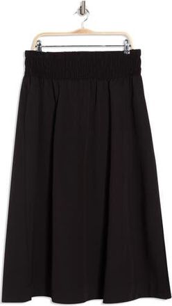 Ellen Tracy Smocked Waist Maxi Skirt in Black at Nordstrom Rack, Size X-Small