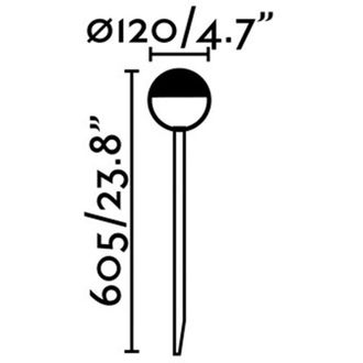 Faro Barcelona Piccola Estaca Negro