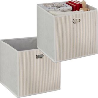 Relaxdays Relaxdays Contenitore Portaoggetti in bamb&ugrave;, Scatola Alta da Bagno, Quadrata, HLP 31 x 31 x 31 cm, Pieghevole, Marrone, 1 pz