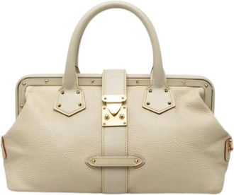 Louis Vuitton Tweedehands leren Louis Vuitton tassen - Dames - Vintage Handtas - Wit - ONE Size - Vintage