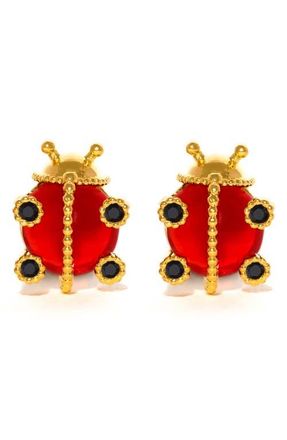 Girls Crew Spot Me If You Can Stud Earrings in Gold at Nordstrom