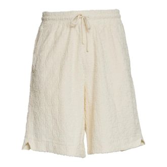 Dr&ocirc;le de Monsieur Casual Shorts, male, White, Size: M Short Monogramme