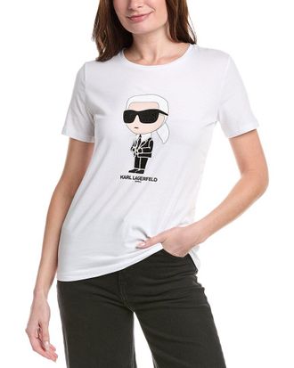 Karl Lagerfeld Karl Lagerfeld Karl With Sunglasses T-Shirt
