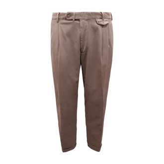 Santaniello Palatino Evoluto Trousers - male - Santaniello - Suit Trousers - Beige - XL - Trousers