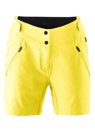 Gonso Fahrradhose GONSO Igna, Damen, Gr. 34, Normalgr&ouml;ssen, gelb (pastellgelb), 86% Polyamid, 14% Elastan, Hosen Fahrradhose, Strapazierf&auml;hig und formstabil