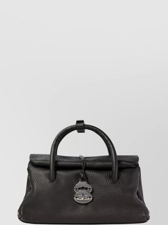 Zanellato shoulder bags with detachable strap and studded texture