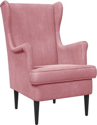 vidaXL Sill&oacute;n Rosa Terciopelo Vidaxl