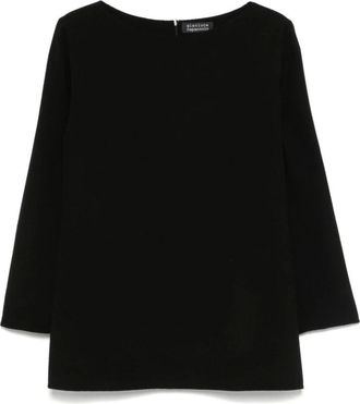 Gianluca Capannolo Round-neck Knitwear, female, Black, Size: L Gianluca Capannolo Dresses Black