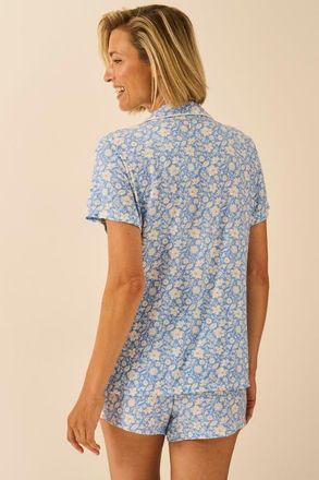 Stripe and Stare Short Pyjama Set in Cornflower Petals at Nordstrom, Size X-Small