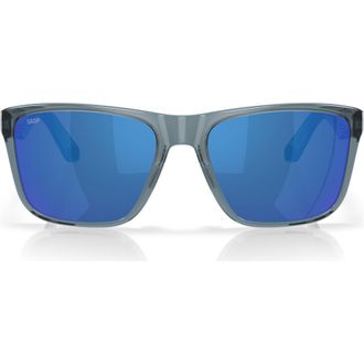 Costa Los Alijos 59mm Sunglasses in Translucent Blue /Blue 580P at Nordstrom