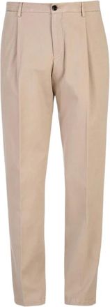 BRIGLIA 1949 Heren, Broeken, Beige, Maat: 2XL Katoen