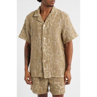 OAS Sunero Camp Shirt in Beige at Nordstrom, Size Xx-Large
