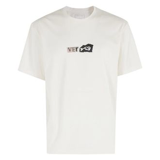 Yohji Yamamoto T-Shirts, male, White, Size: XL GFX Short Sleeve Tee