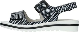 Waldl&auml;ufer Hakura Sandaal - Dames - Schoenen - Zwart - Maat: 34 1/2 EU Leer