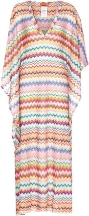 Missoni Micro Zig Zag Motif Pixel Effect Kaftan