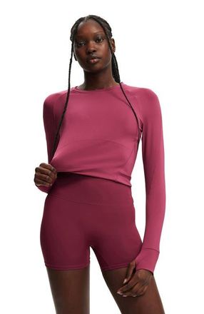 Cotton On Womens Active Workout Longsleeve in Sangria at Nordstrom, Size Medium