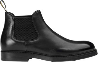 Doucal's Leren Chelsea Boots - Heren - Chelseaboots - Zwart - 44 EU - Leer - Schoenen
