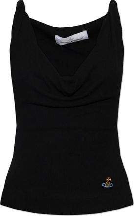 Vivienne Westwood Anna Top - Dames - Tops zonder mouwen - Zwart - S - Tops