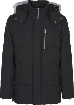 Moose Knuckles Stijlvolle Cloud 3Q Neoshear Jassen - Heren - Winterjassen - Zwart - L - Polyester - Jassen