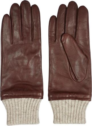 Howard London Ella Handschoenen - Dames - Handschoenen - Bruin - 7 1/2 IN - Wol - Accessoires
