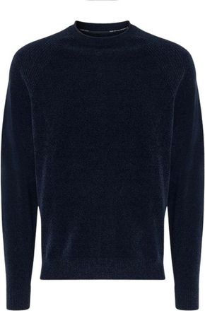 Roberto Ricci Design Classic Blue Knitwear With Tailored Fit And Textured Finish