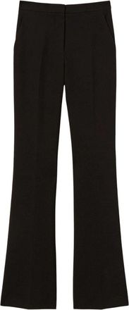 Twinset Palazzo Stijl Broek - Dames - Wijde Broeken - Zwart - M - Polyester - Broeken