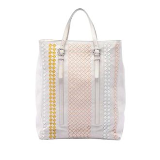 Bottega Veneta Bolsa Tote Tejida Pre-owned - Pre-owned - Mujer - Beige - ONE SIZE