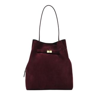 Baldinini Schoudertas van Su&egrave;de - Dames - Schoudertassen - Bruin - ONE Size - Su&egrave;de - Tassen