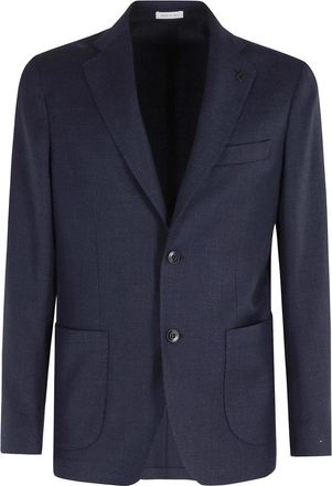 Breras Milano Venezia Jacket - Heren - Blazers - Blauw - L - Wol - Jassen