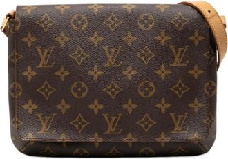 Louis Vuitton Pre-owned Cross Body Bags, female, Brown, Size: ONE SIZE Pre-owned Monogram Canvas Shoulder Bag