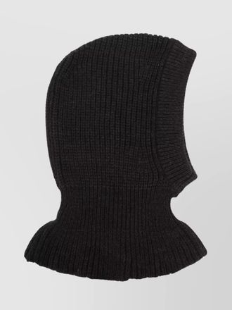 Christophe Lemaire hood hat balaclava design knitted ribbed