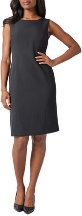 Kasper Sleeveless Stretch Sheath Dress in Black at Nordstrom, Size 10