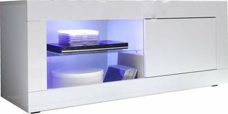 Les Tendances Les Tendances - Porta Tv linea Basic colore Bianco lucido