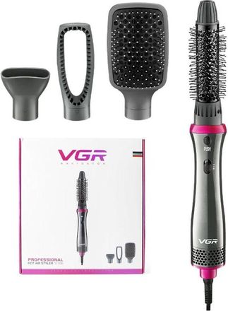 Trade Shop Trade Shop - Set Professionale Per Styler Ad Aria Calda Piastra Asciugacapelli 4in1 Vgr V-408