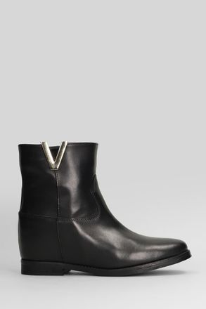 Julie Dee Ankle Boots Inside Wedge