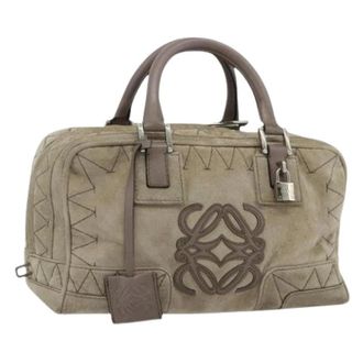 Loewe Pre-owned Handbags, female, Beige, Size: ONE SIZE Pre-owned Hand Bag